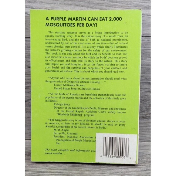 What You Should Know About The purple Martin by J. L. Wade Paperback 1993 - Picture 2 of 11